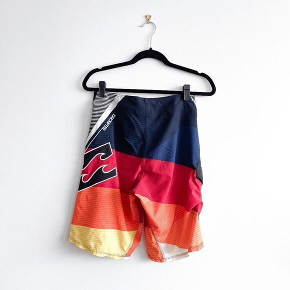 Billabong Mens Platinum X Recycler PX2 Stretch Board Shorts Black Red Size 28 - Picture 2 of 9